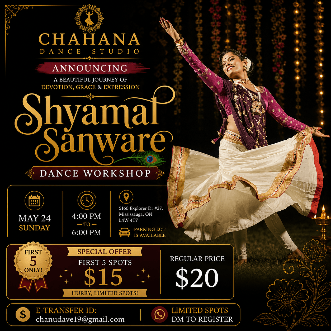 Shyamal Sanware Dance Workshop